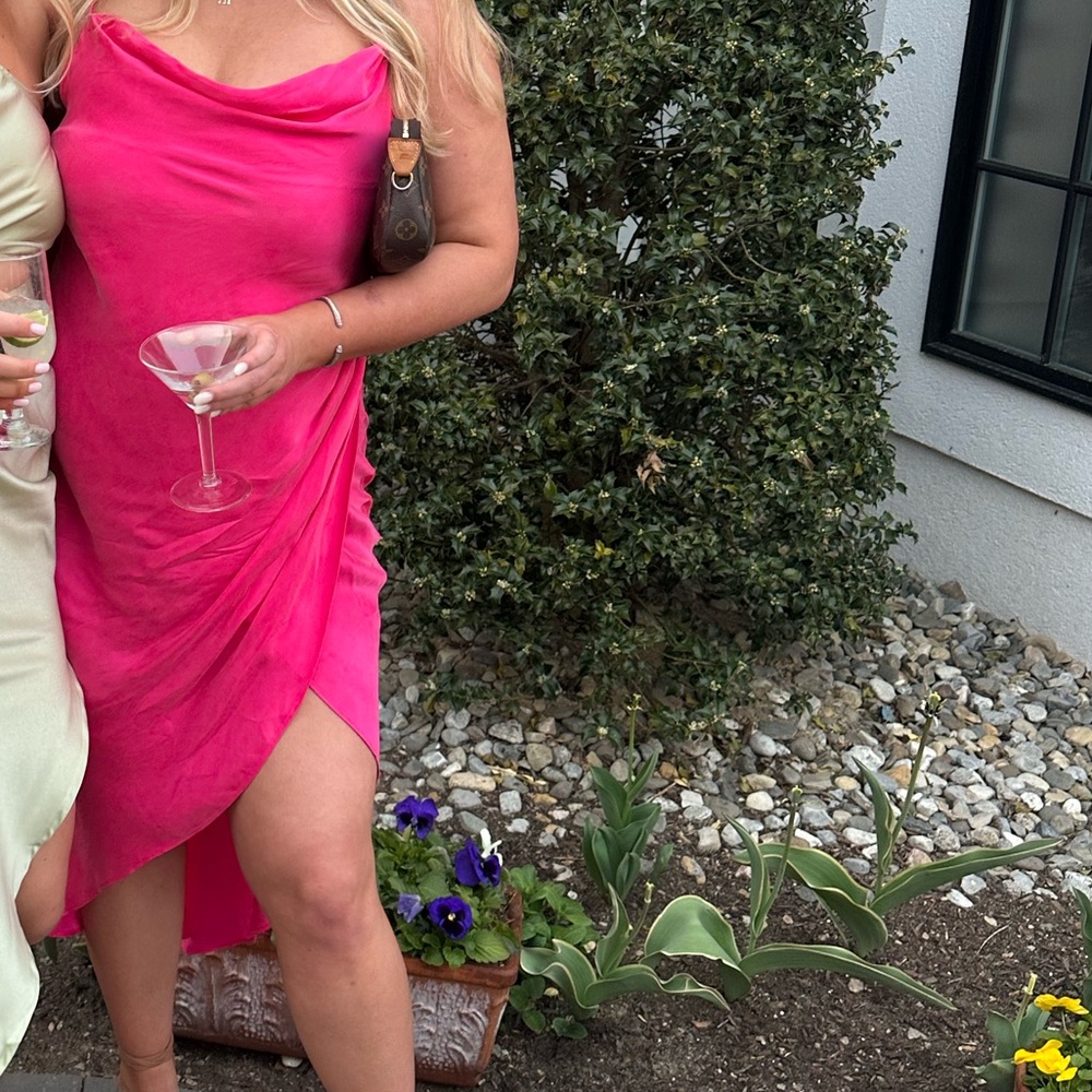Lovers and friends revolve pink dress